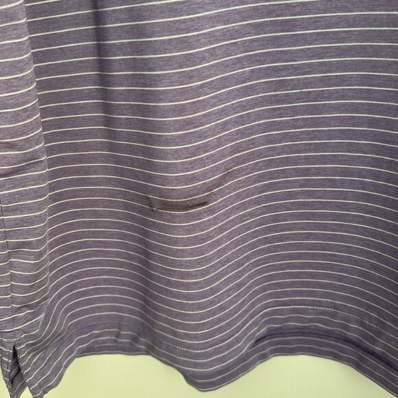 Peter Millar Summer Comfort Performance Polo Shirts Striped Set of 2 XL Flawed - Picture 9 of 11